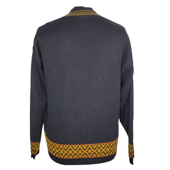 Code Zero Intensity double breasted acrylic cardigan, size 8, Retro, Grandpacore - Picture 3 of 7